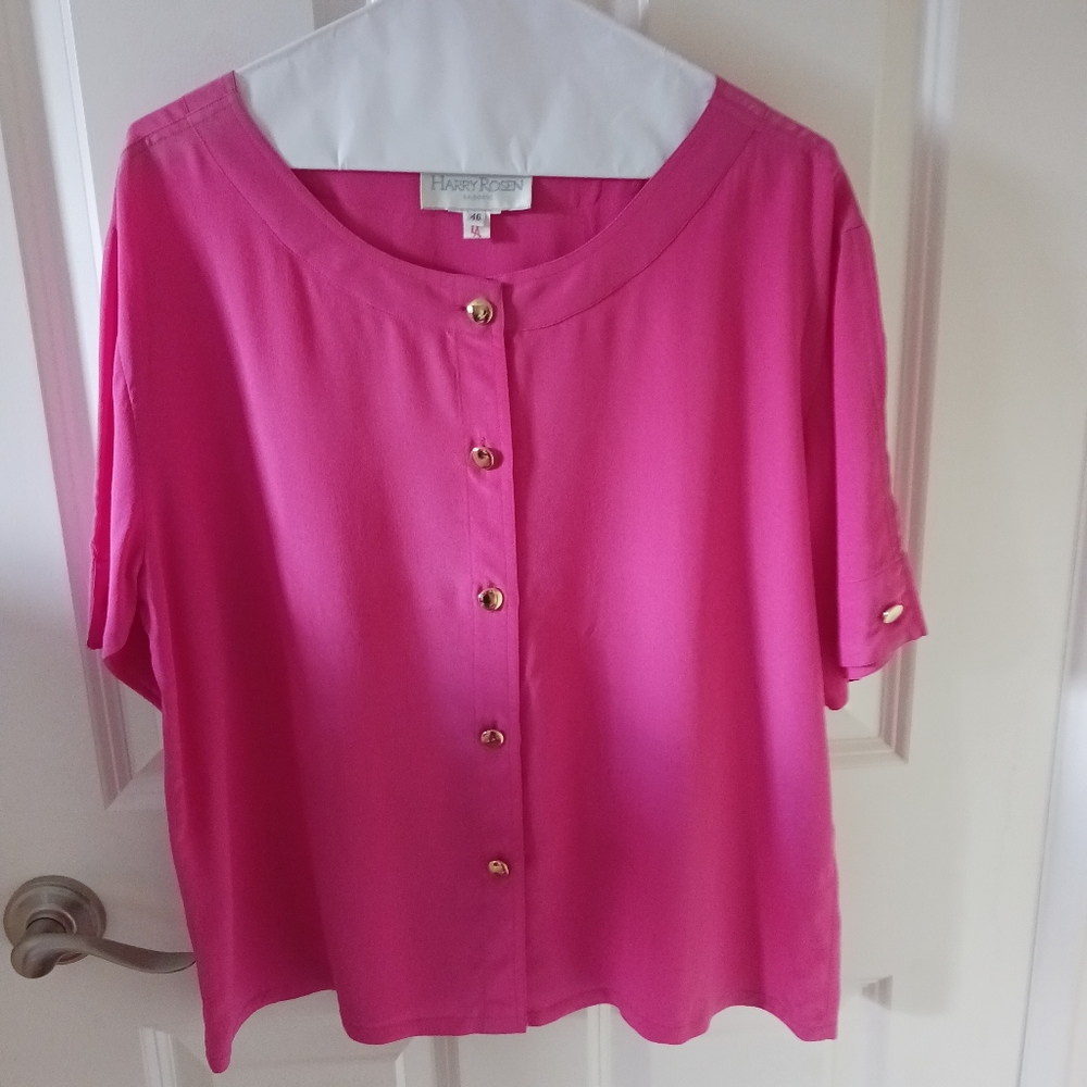 Vintage Harry Rosen Silk Top